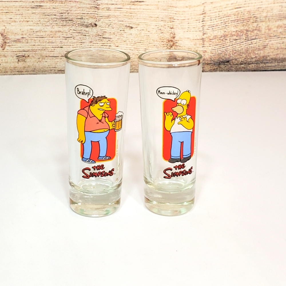 The Simpsons shot glasses